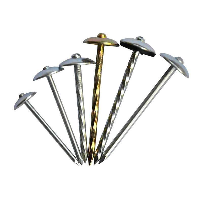Roofing Nails – Umbrella Head, Rubber or Plastic Washers are Available