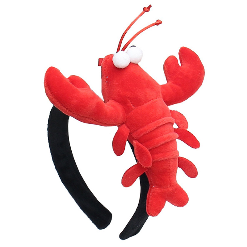 Hot Sales Lobster Headband Hat Crawfish Party Supplies Decor
