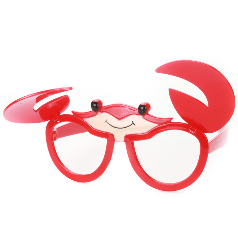 Funny Foldable Crab Costume Glasses Novelty Sunglasses Beach Party Supplies Decoration Accessories