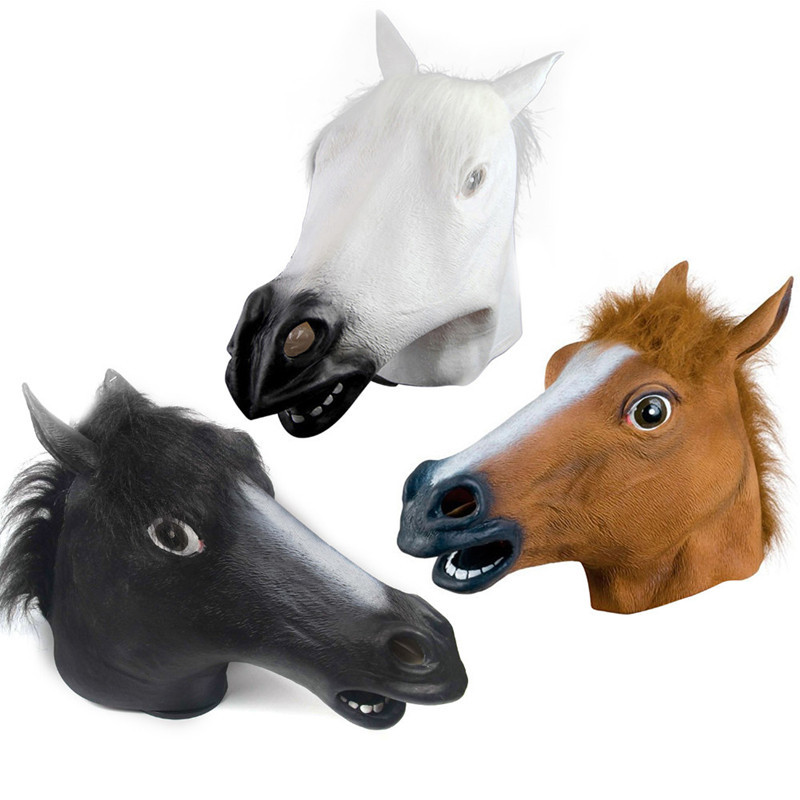 Cosplay Costume Party Horse Head Mask Funny And Funny Halloween Horse Head Mask Headgear