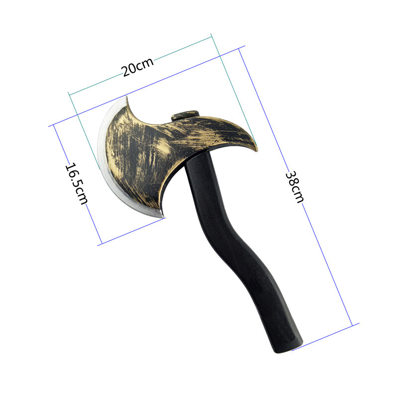 Halloween Cosplay Props PE Material Broad Axe Weapon For Halloween Party Decoration