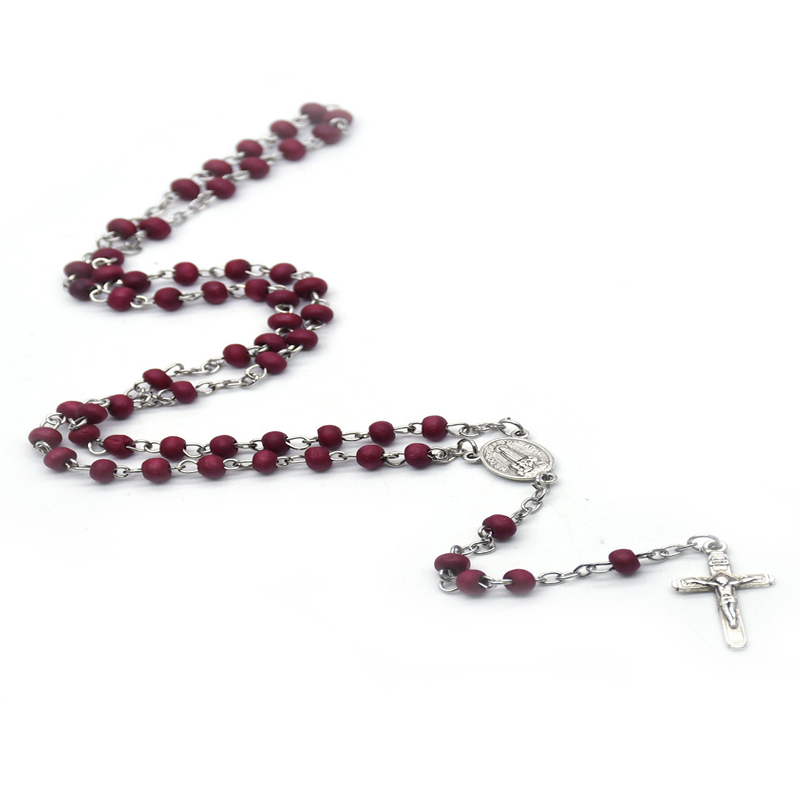 Saint stickers rosary box,Saint plastic rosary box, cheap religious plastic rosary box