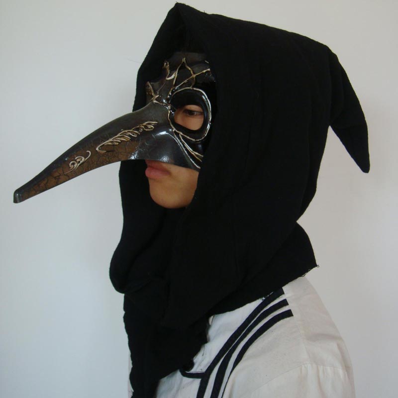 Venetian Long Nose Mask Masquerade Long Nose Face Cover Plastic Mask