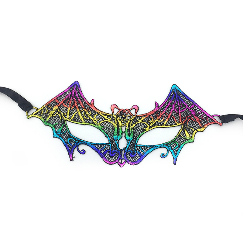 Wholesale 6 colors 3D halloween bat mask carnival masquerade masks
