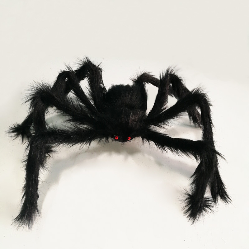 Newest sale bubble Wool cloth with soft nap cloth material 75cm spider for Halloween