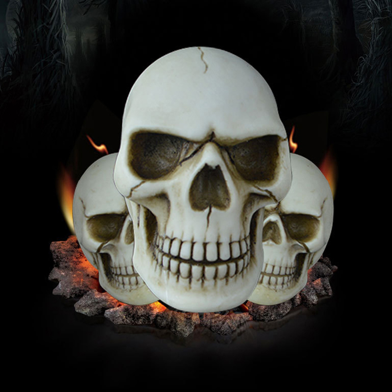Statues Sculptures Resin Halloween Home Decor Decorative Craft Skull Size 1:1 Model Life Replica High Quality