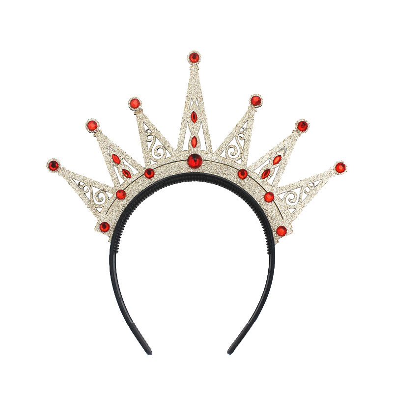 Popular holiday retro crown hairband new year men's and women's headwear