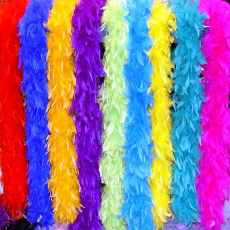 Fancy Dress Yellow Marabou Party Decoration Cheap feather boa