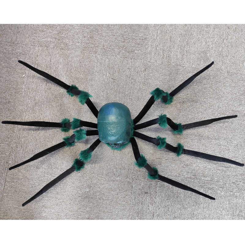 Halloween Party Electric Light Spider Toy Haunted House Ornament Big Electric Skeleton Ghost Spider