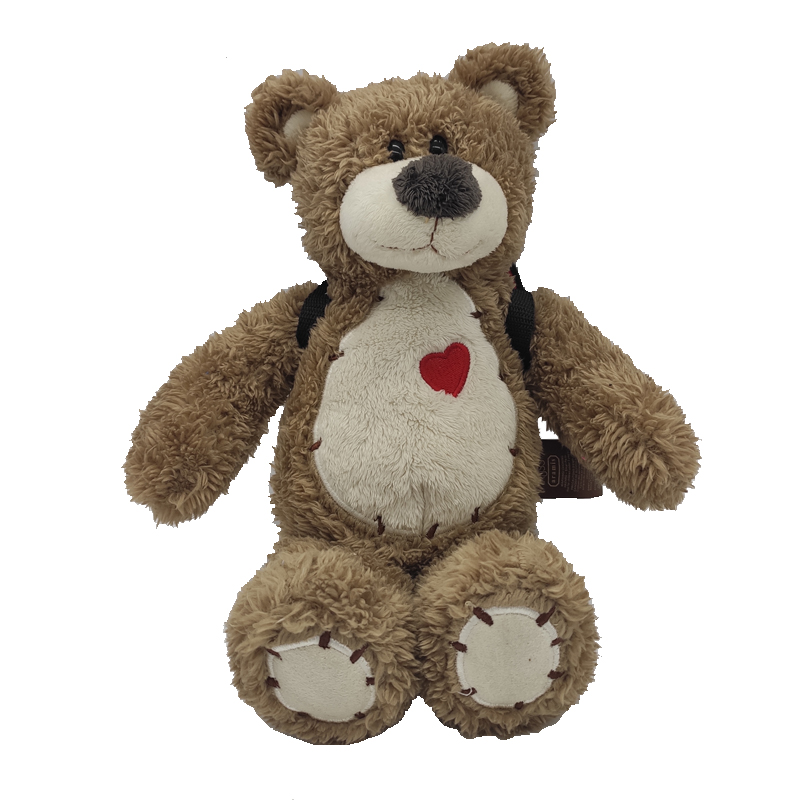 Brown lovely teddy bear plush toys/stuffed animals/soft toy