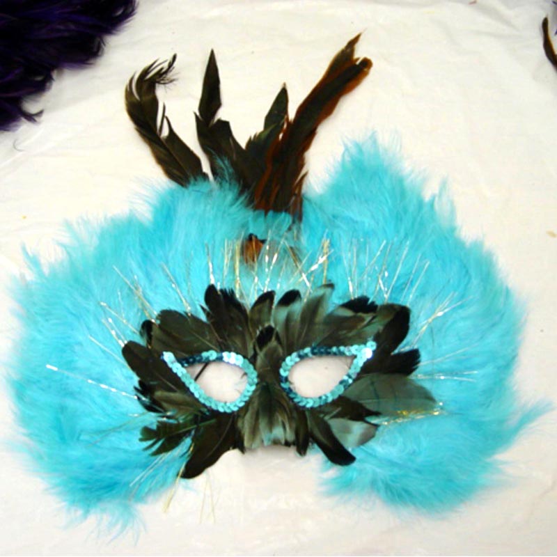 hot sale feather mask for halloween 