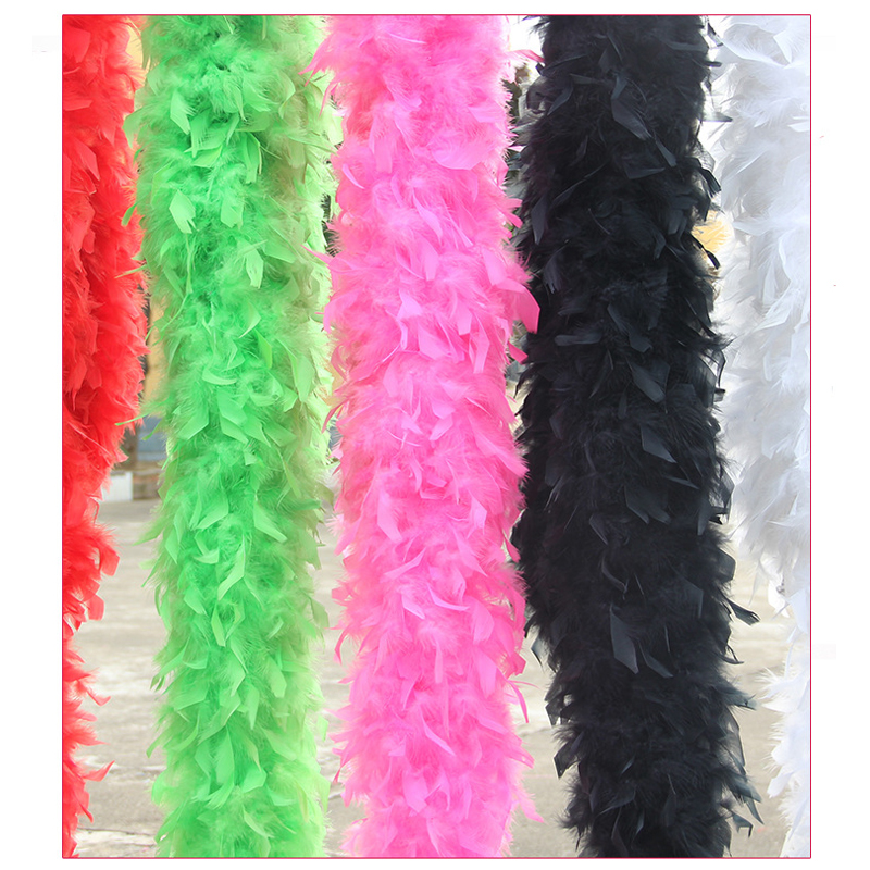 Party Decoration Custom Feather neck decoration color around the fur collar