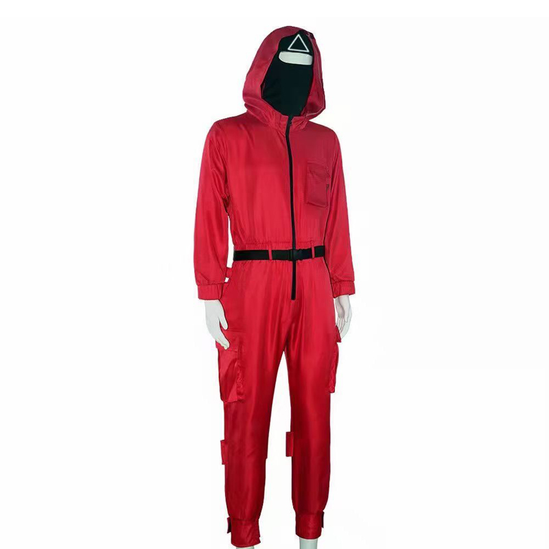 Squid Game cosplay one-piece suit wholesale spot Includes jumpsuit and belt