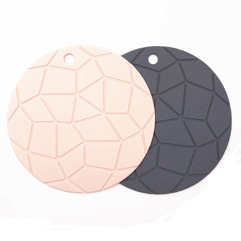 Kitchen Counter Safe Silicone Trivet Mats Hot Potholders Set Non-Slip Heat Resistance Oven Mitts Silicone Pot Holders