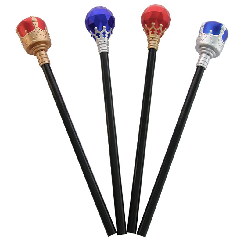 King's Scepter Halloween Products Queen Princess's Scepter Cosplay Props Prince's Scepter Walking Stick Toys