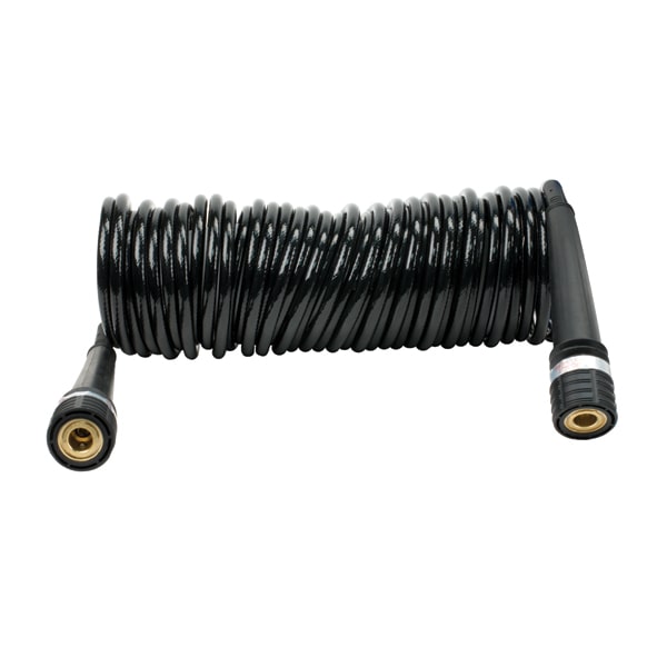 30ft Braided Extension Hose with Quick-Connect Coupler for Mobile Air Systems