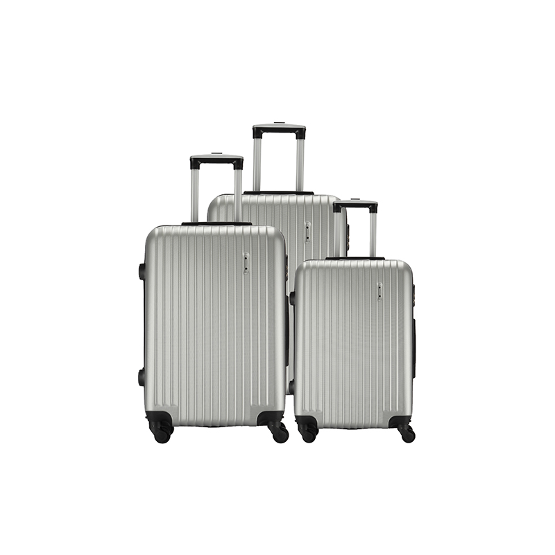 Hot Selling Custom Wholesale Fashion 4 Wheel PC Suitcase 3 PCS Set Unisex ABS Travel Luggage Suitcase