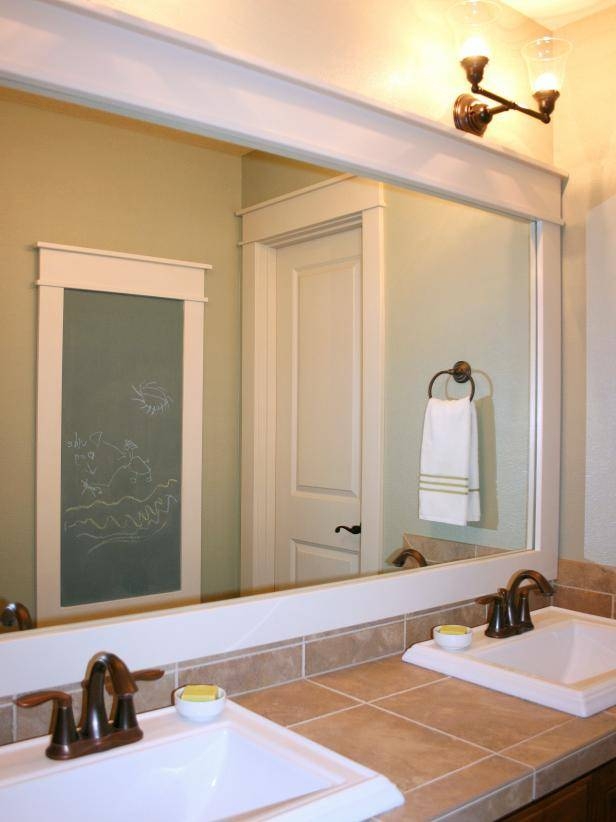 Wall Mounted Bathroom Mirrors for Tilted and Tilting Options