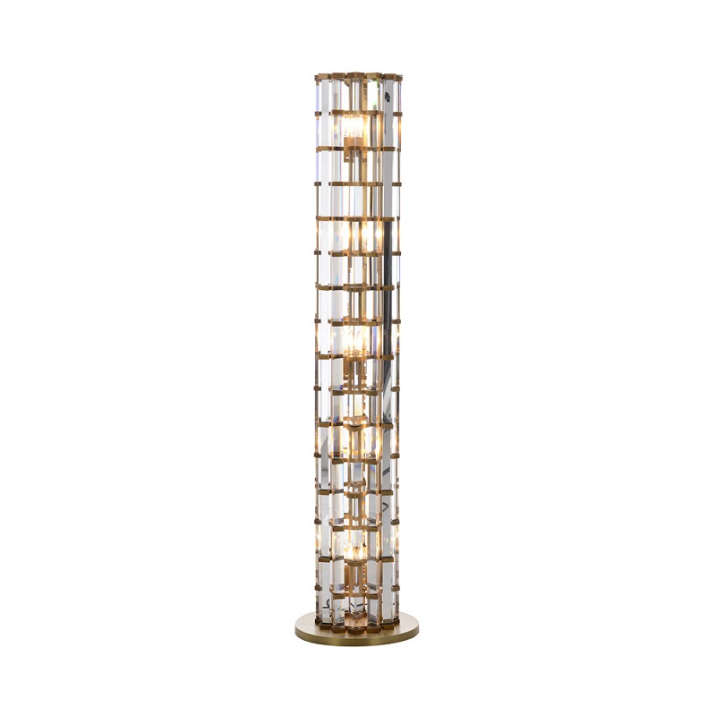 Night Rod Standing Lamp Plated Bronze Finish