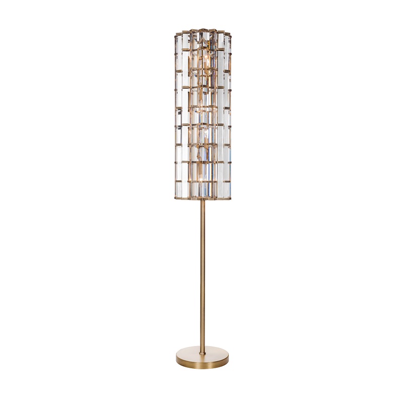  Night Rod Floor Lamp Plated Bronze Finish