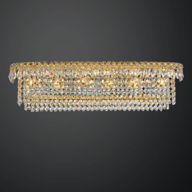 71cm Wide Windsor Royale Crystal Sconce