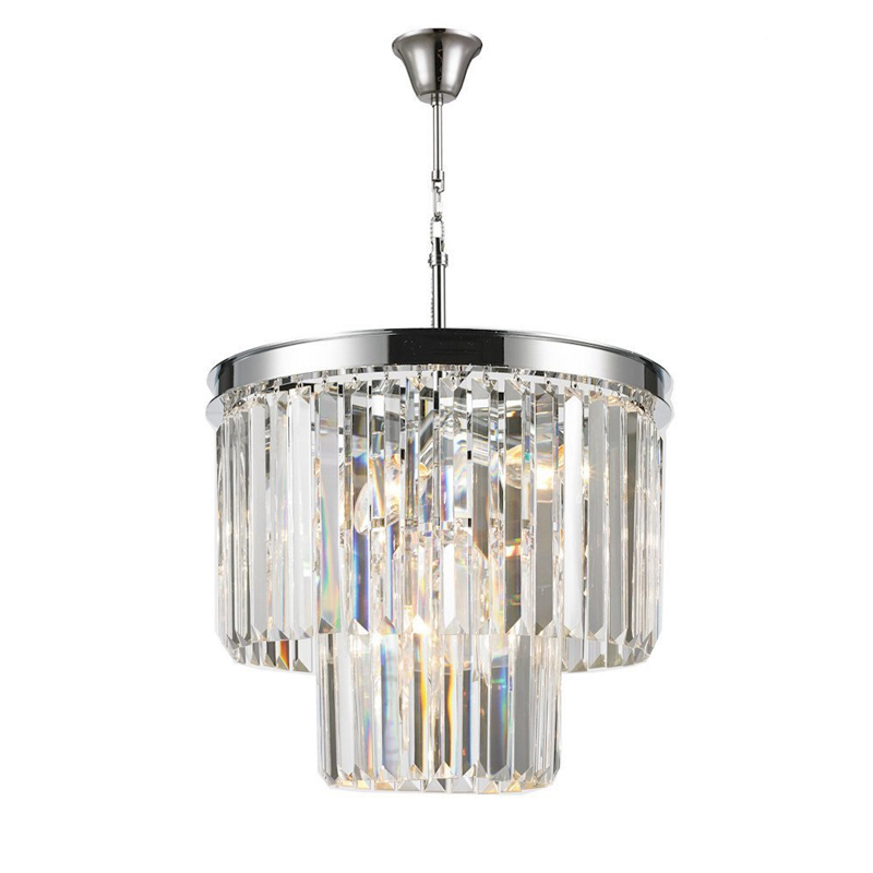 40cm Wide Two Tiers Odeon Crystal Chandelier