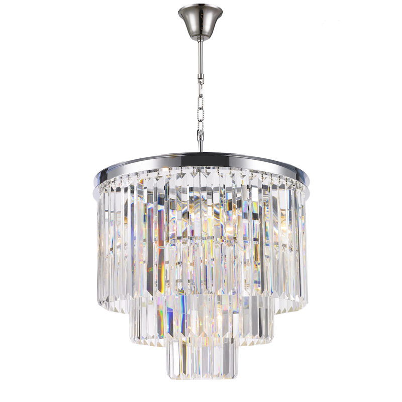 50cm Wide Three Tiers Odeon Crystal Chandelier