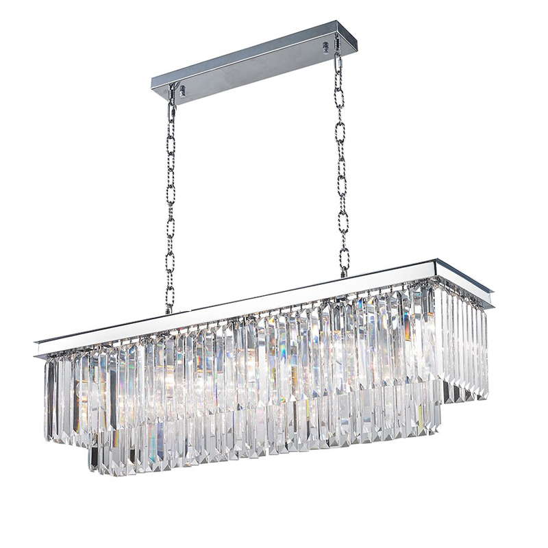 Stylish and Versatile Linear Chandelier for Contemporary Spaces