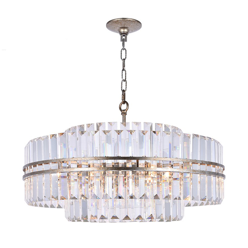 68cm Wide Ashton Crystal Chandelier in Champagne