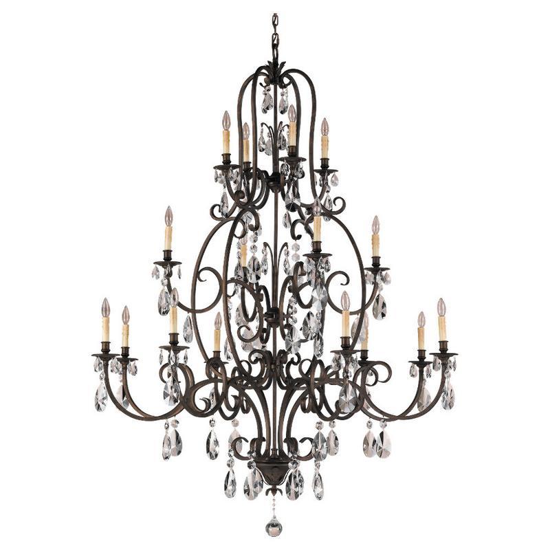 16 Lights Maison Chandelier in Bronze