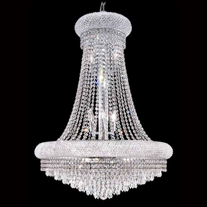 27.5” Empire Chandelier Crystal Chandelier Lighting