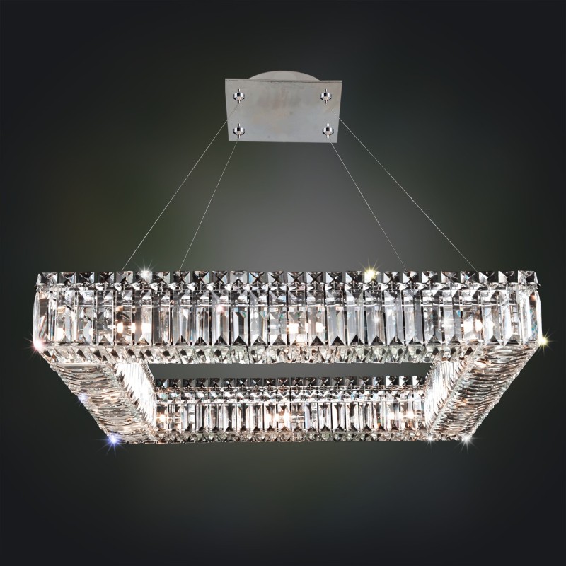 26 In. One Tier Square Pendant