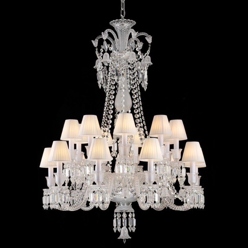 24 Light Baccarat Lighting with Lampshades