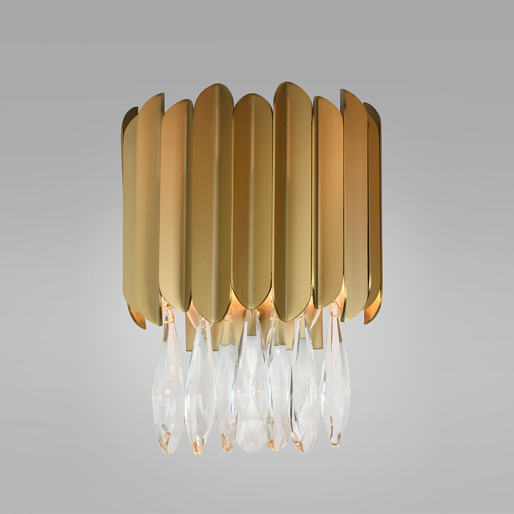 Brushed Champagne Gold Wall Lamp