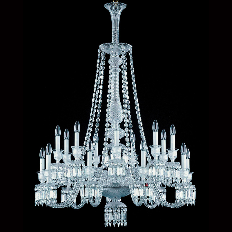 Long 18 Lights Baccarat Chandelier