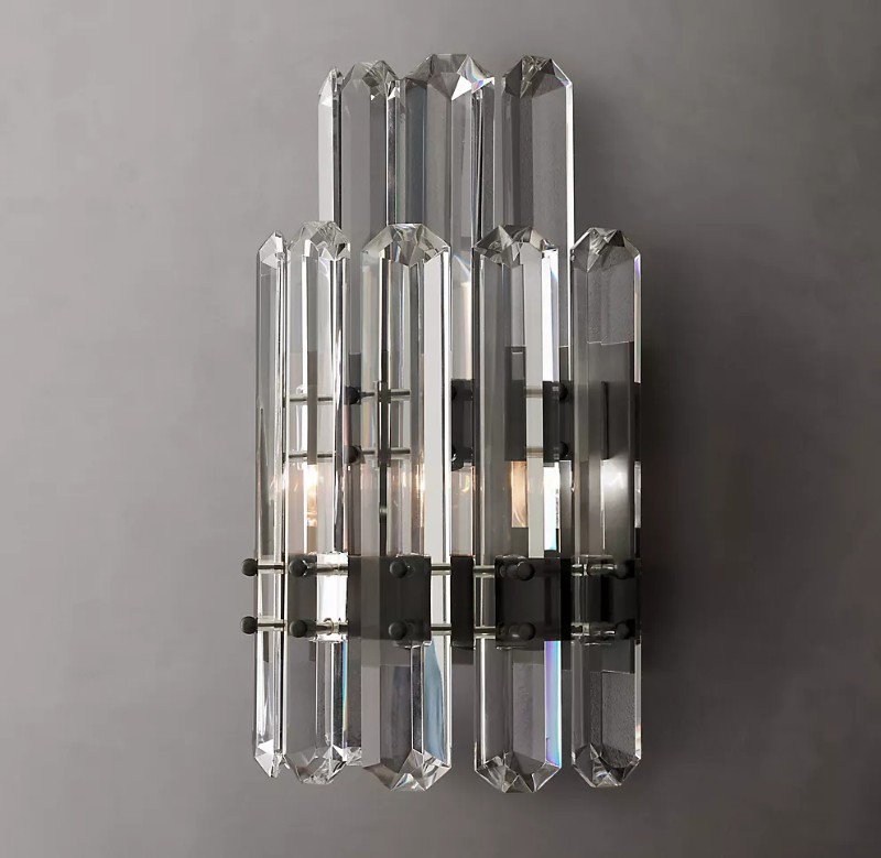 BONNINGTON TWO-TIER CRYSTAL SCONCE