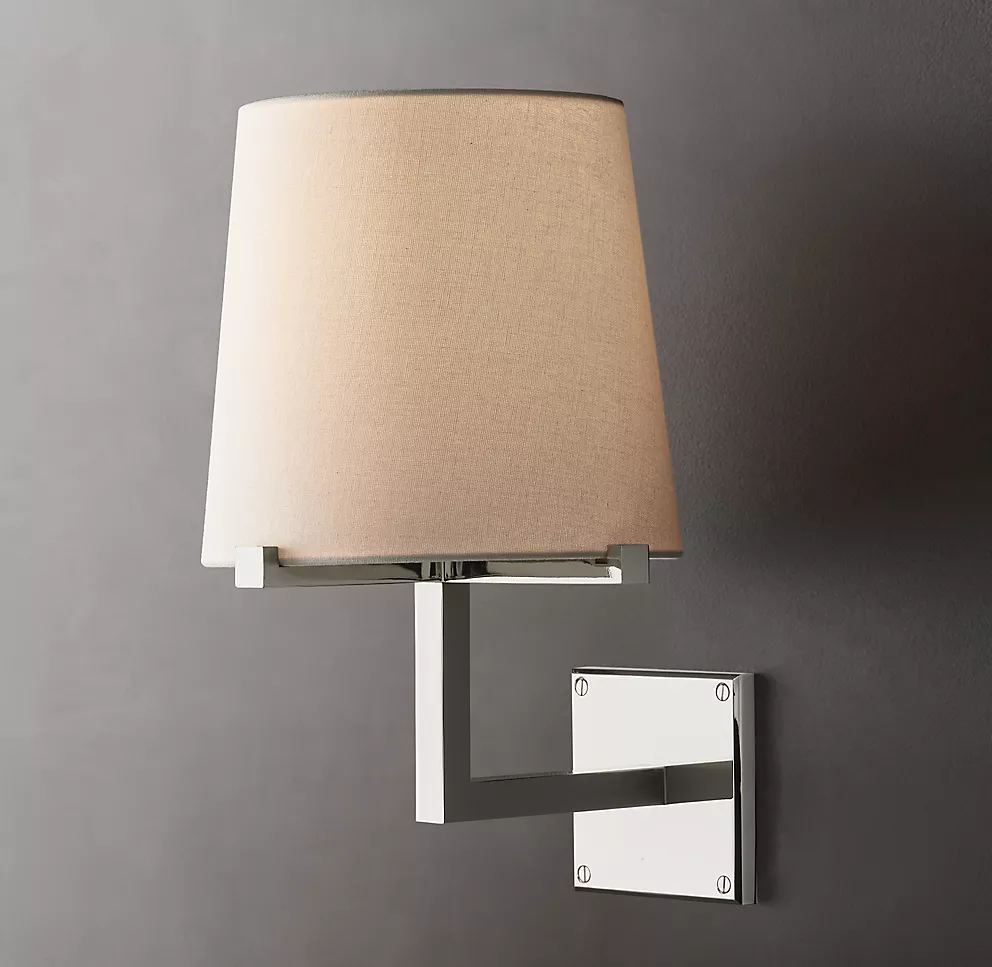 10'' PAUILLAC FABRIC SHADE GRAND SCONCE Collection : Modern Wall Lamp