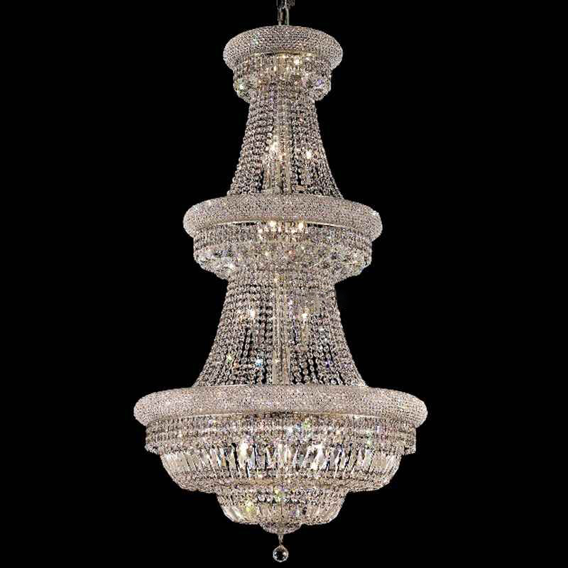 3 Tier 30'' Empire Chandelier Crystal Chandelier Lighting