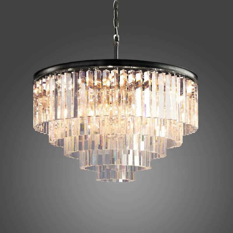 31.5'' Clear Odeon Crystal Chandelier