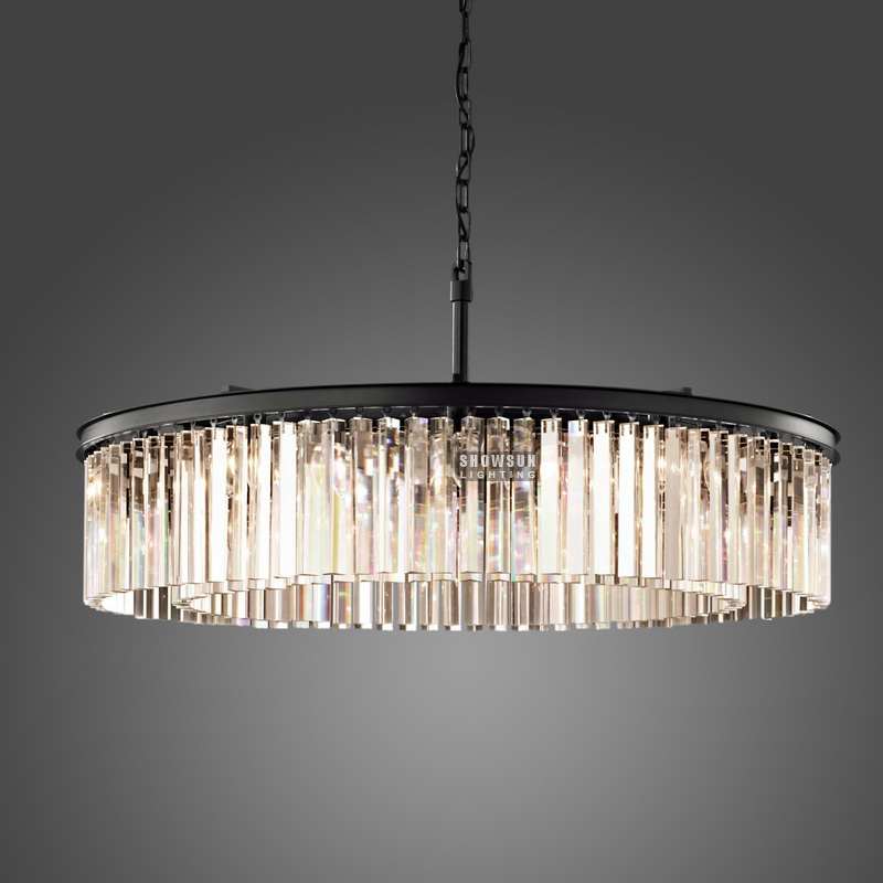 43'' Rhys Clear Crystal Chandelier