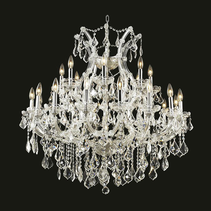 2 Tiers 25 Lights Maria Theresa Chandelier K9 Crystal Chandelier for Living Room