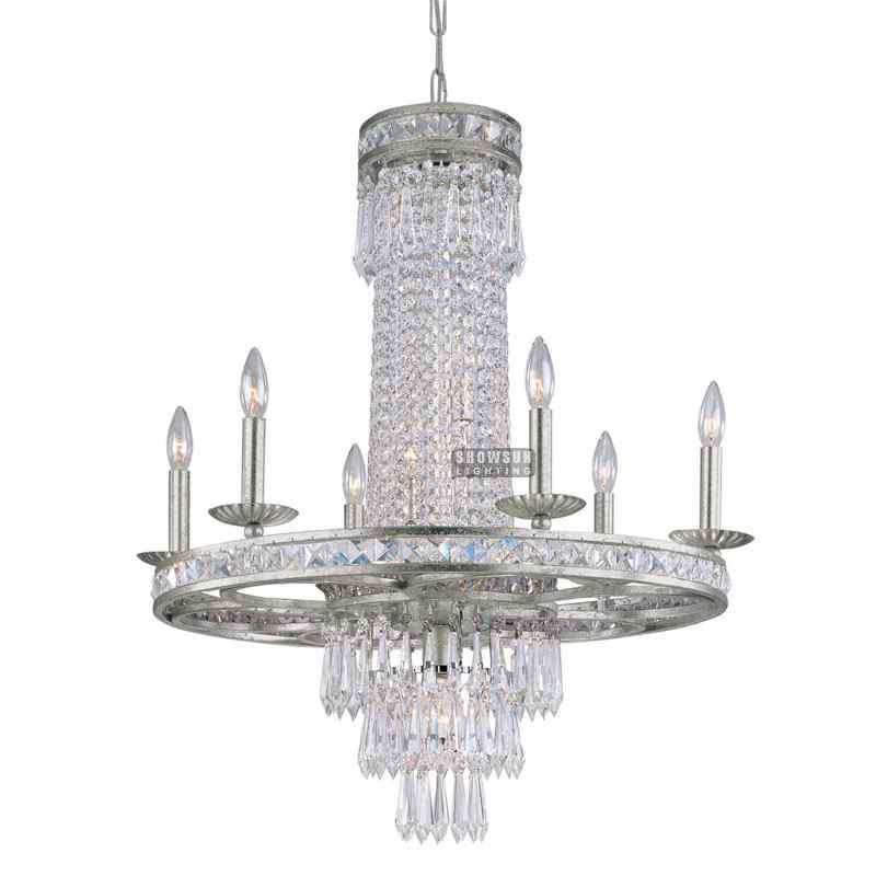 Height 84 CM Empire Chandelier Crystal Chandelier Lighting For Living Room