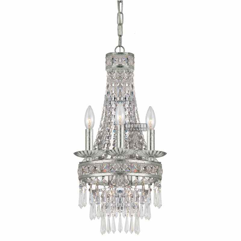 Height 46 CM Empire Chandelier Crystal Chandelier Lighting For Bedroom