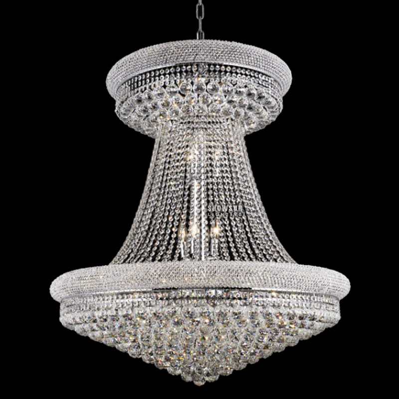 35.5 Inch Empire Chandelier Crystal Chandelier Lighting