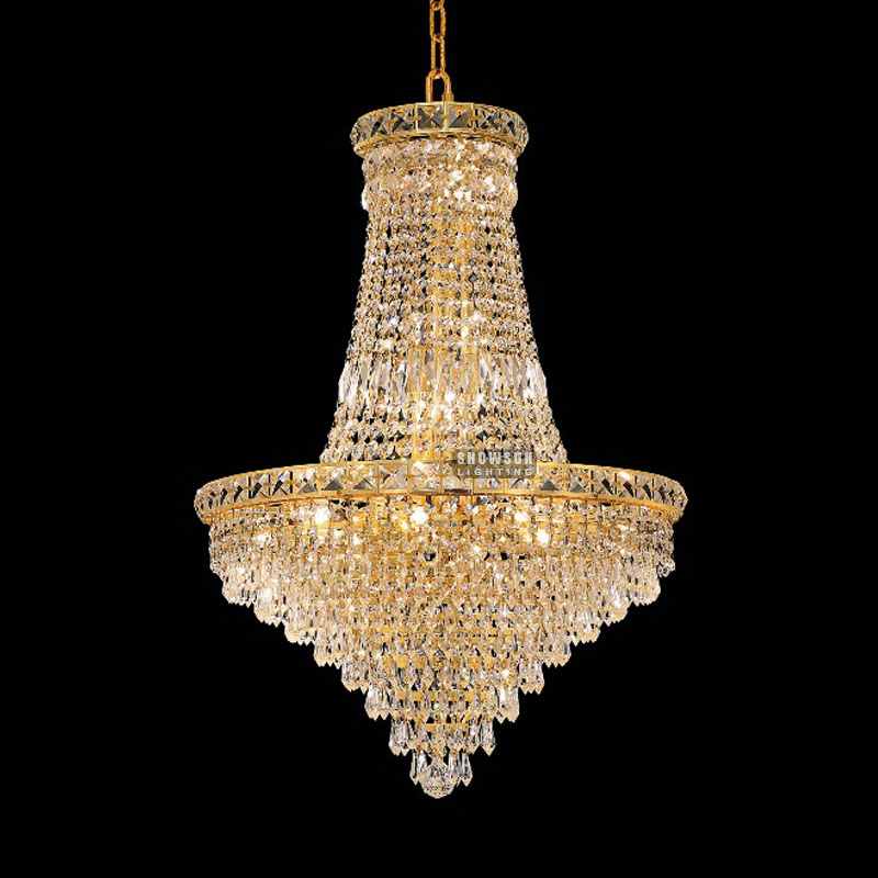 22” Empire Chandelier Crystal Chandelier Lighting For Living room