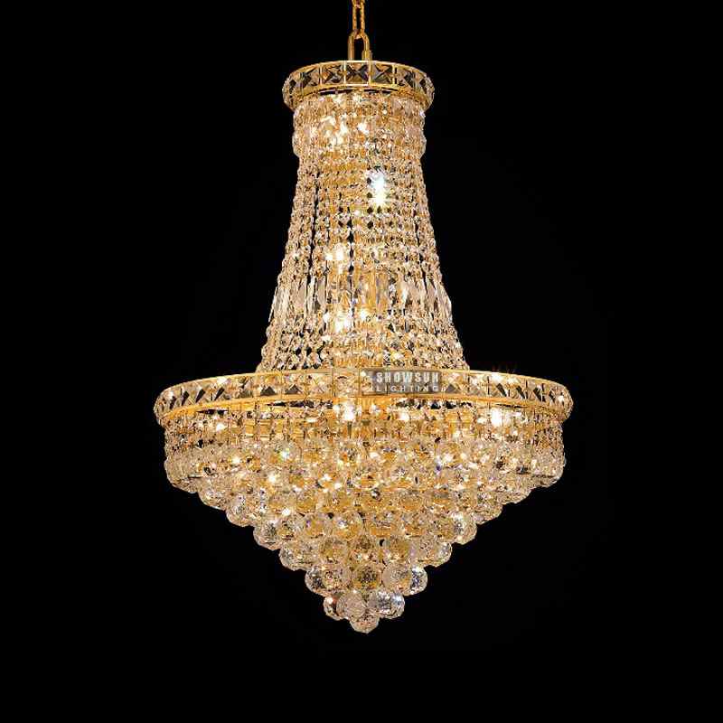 12 Lights Empire Chandelier Crystal Chandelier Lighting 