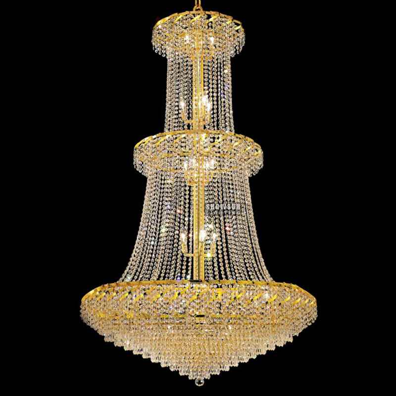 Height 168 CM Empire Chandelier Crystal Chandelier Lighting