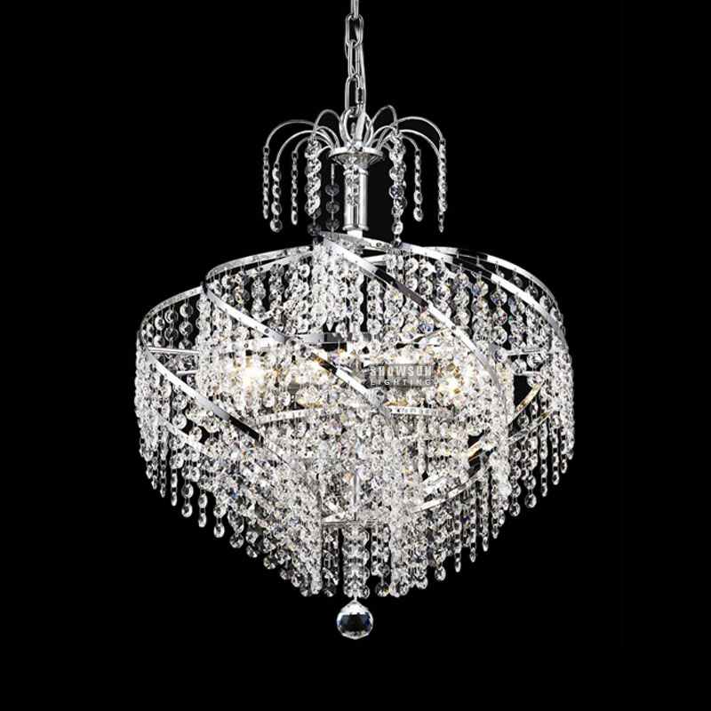 Height 43 CM Empire Chandelier Crystal Chandelier Lighting For Bedroom