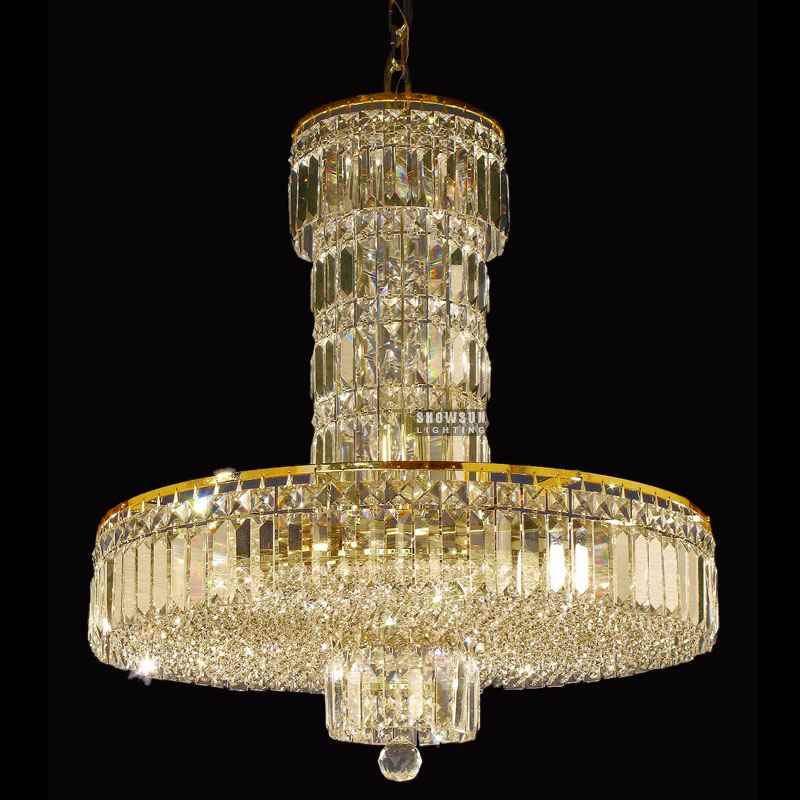 Height 70 CM Empire Chandelier Crystal Chandelier Lighting For Living Room