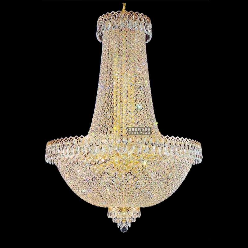 Height 110 CM Empire Chandelier Crystal Chandelier Lighting For Living Room